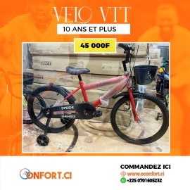 Vélo VTT - 10 ANS ET PLUS